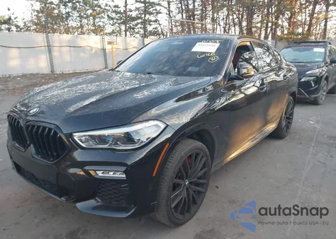 2021 BMW X6 M50I z USA, uszkodzony, nr VIN 5UXCY8C03M9F12449